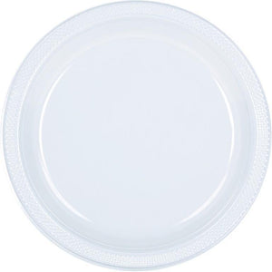 Amscan_OO Tableware - Plates Clear Lunch Plastic Plates 23cm 20pk