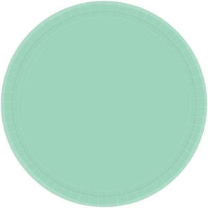 Amscan_OO Tableware - Plates Cool Mint Round Paper Plates 17cm 20pk
