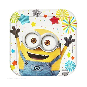 Amscan_OO Tableware - Plates Despicable Me Square Plates 17cm 8pk