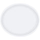 Amscan_OO Tableware - Plates Frosty White Gold Paper Oval Plates 30cm 20pk