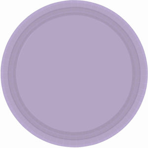 Amscan_OO Tableware - Plates Lavender Round Paper Plates 26cm 20pk