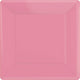 Amscan_OO Tableware - Plates New Pink New Pink Square Dinner Paper Plates 26cm 20pk