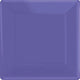Amscan_OO Tableware - Plates New Purple Bright Pink Square Dessert Paper Plates 17cm 20pk