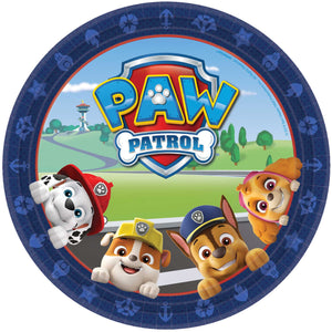 Amscan_OO Tableware - Plates Paw Patrol Adventures Round Plates 23cm 8pk