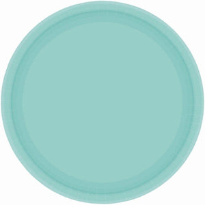 Amscan_OO Tableware - Plates Robin's Egg Blue Round Paper Plates 17cm 20pk