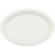 Amscan_OO Tableware - Plates White Eco Party Jet Black Paper Oval Plates 30cm 20pk