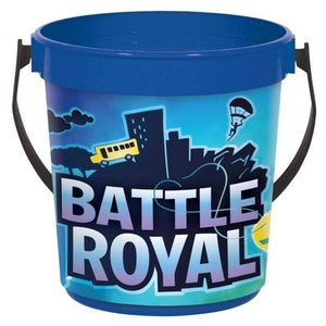 Amscan_OO Tableware - Popcorn Boxes & Snack Containers Battle Royal Plastic Favor Container 12cm x 11cm Each