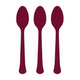 Amscan_OO Tableware - Spoons, Forks, Knives & Tongs Berry Silver Premium Plastic Spoons 20pk