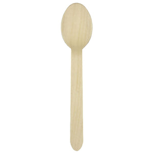 Amscan_OO Tableware - Spoons, Forks, Knives & Tongs Kraft Wooden Spoons 12pk