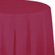 Amscan_OO Tableware - Table Covers Berry Silver Plastic Round Tablecover 2.1m Each