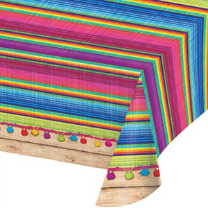 Amscan_OO Tableware - Table Covers Fiesta Serape Plastic Tablecover 137cm x 259cm Each