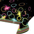 Glow Party Tablecover Plastic All Over Print  137cm x 259cm Each