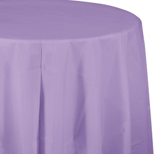 Amscan_OO Tableware - Table Covers Lavender Plastic Round Tablecover 2.1m Each
