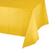 Yellow Sunshine Plastic Rectangular Tablecover 137cm x 274cm Each