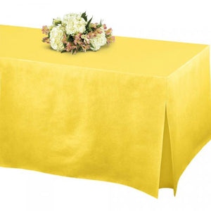 Amscan_OO Tableware - Table Covers Yellow Sunshine Tablefitters Flannel-Backed Tablecover  Each