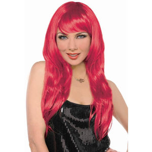 Amscan_OO Wigs, Beards & Moustaches - Wigs Red Glamorous Wig